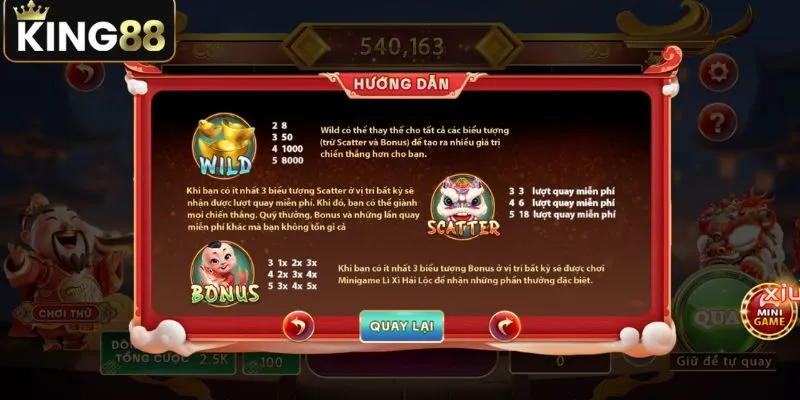 Các biểu tượng đặc biệt trong game quay hũ Thần tài