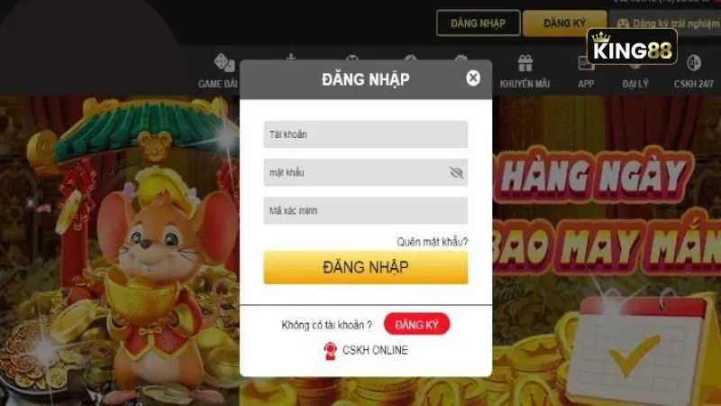 Đăng nhập nhà cái King88 Đăng nhập nhà cái King88
